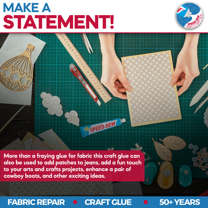 Speed Sew Fabric Glue - Zest Wire